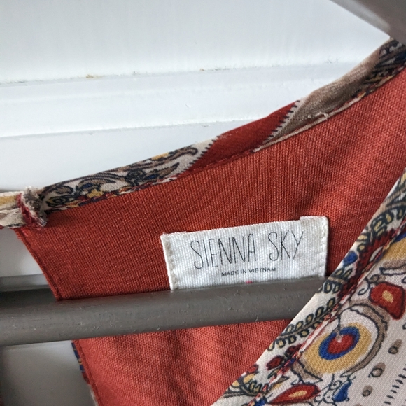 Chic trendy bohemian romper size small Sienna Sky - Picture 5 of 8